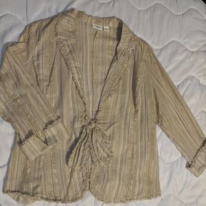 GUC Cato woman's button down blouse Large